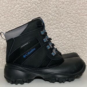 Columbia Kids Black Rope Tow 3 Waterproof 200g Insulated Warm Winter Boo…